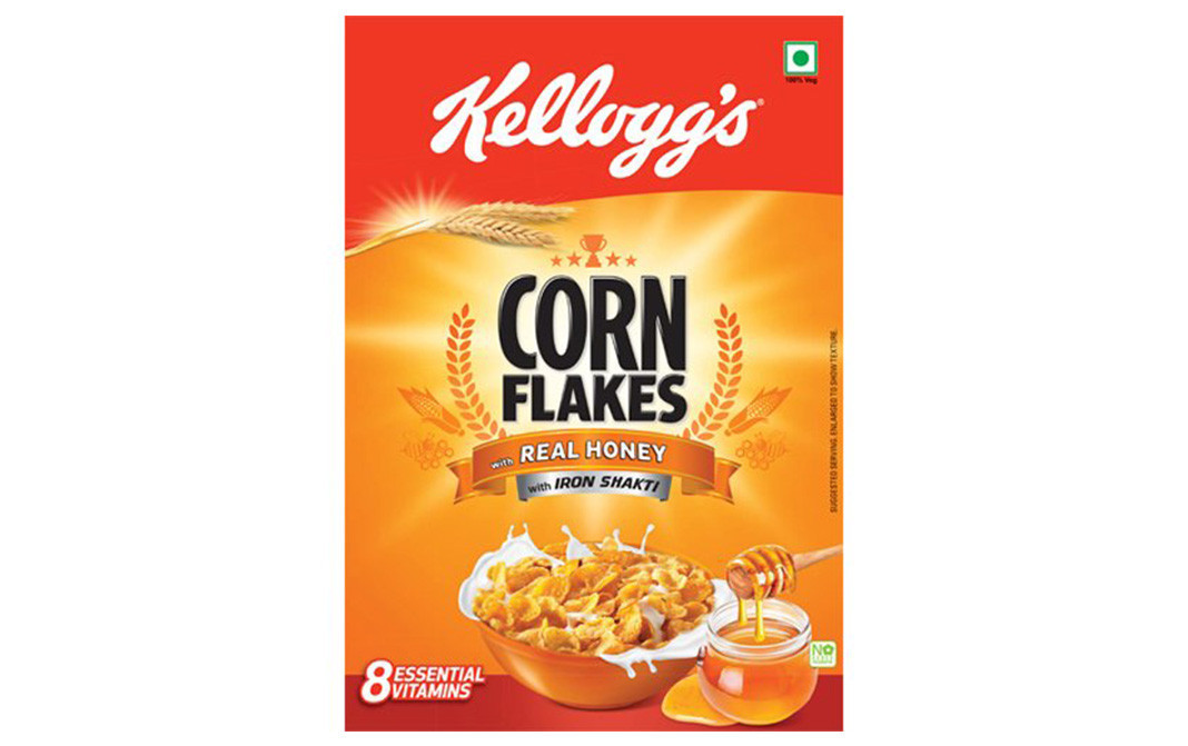 Kellogg's Corn Flakes with Real Honey   Box  300 grams